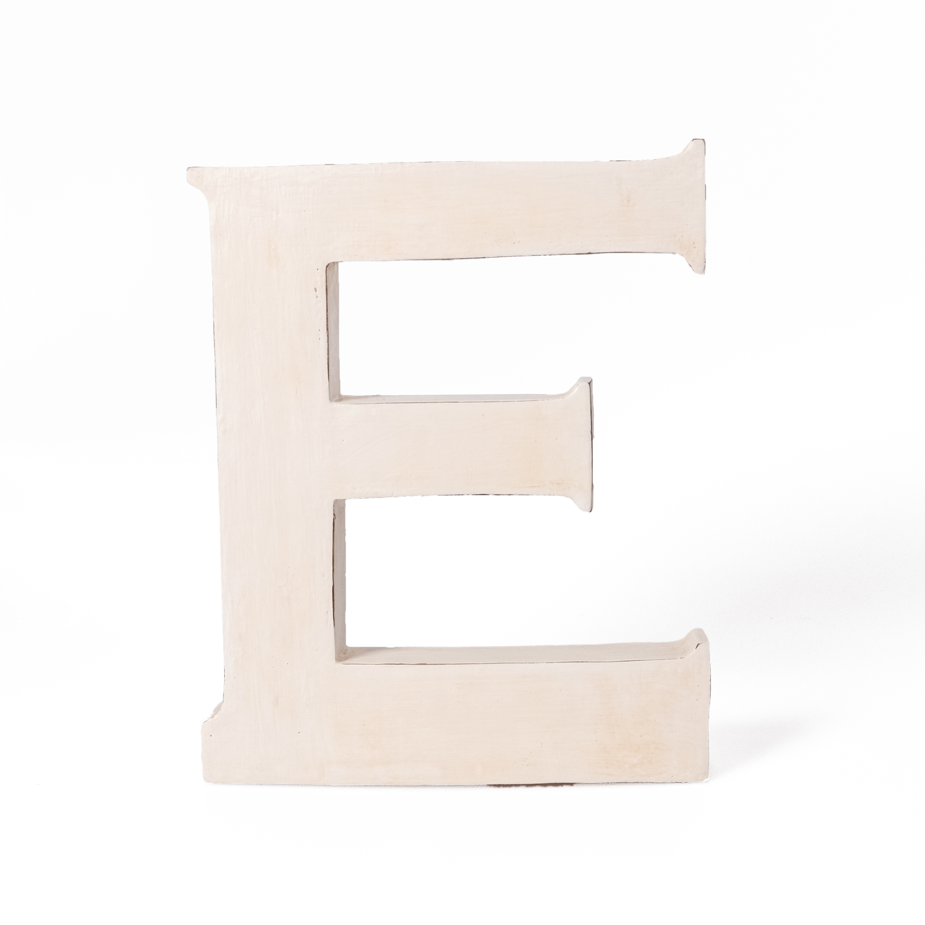 Holzbuchstabe Vintage "E" 20cm