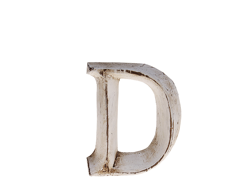 Dekobuchstabe Holzbuchstabe "D" 8cm
