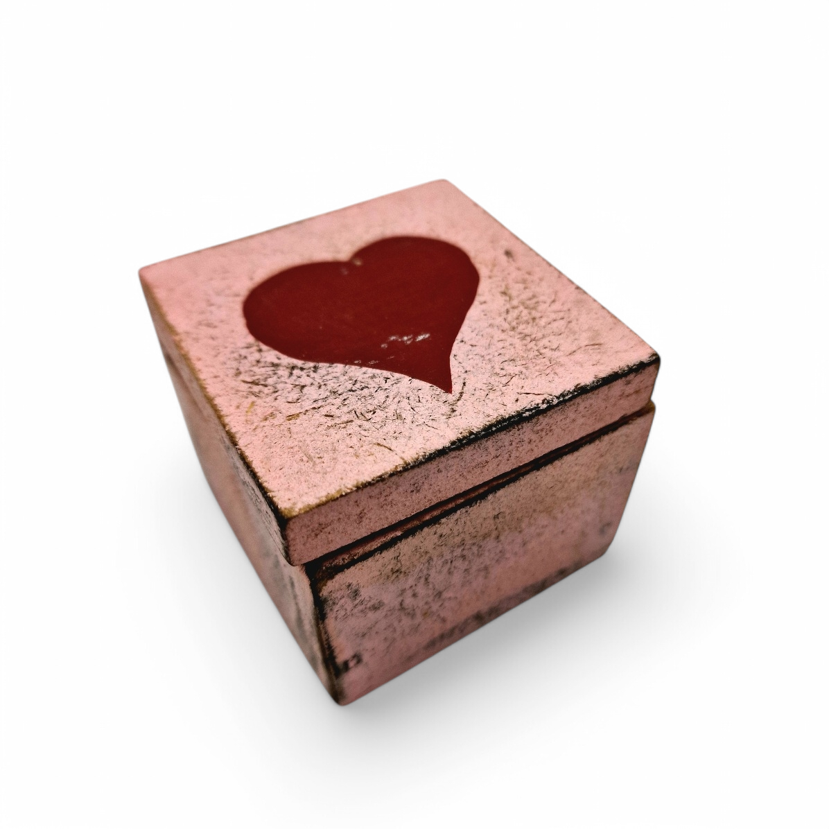 Photoroom-20250205_133419 Mini-Holzbox mit rotem Herz bemalt im Vintagestyle 5x6cm