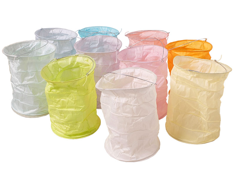 2626_0 Papierlampions Papierlaternen Lichtertüten  S/10 Rainbow-Pastell (L)