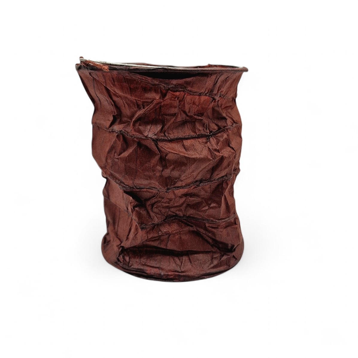 Papierlampion Papierlaterne h: 12 cm schokobraun  (M)