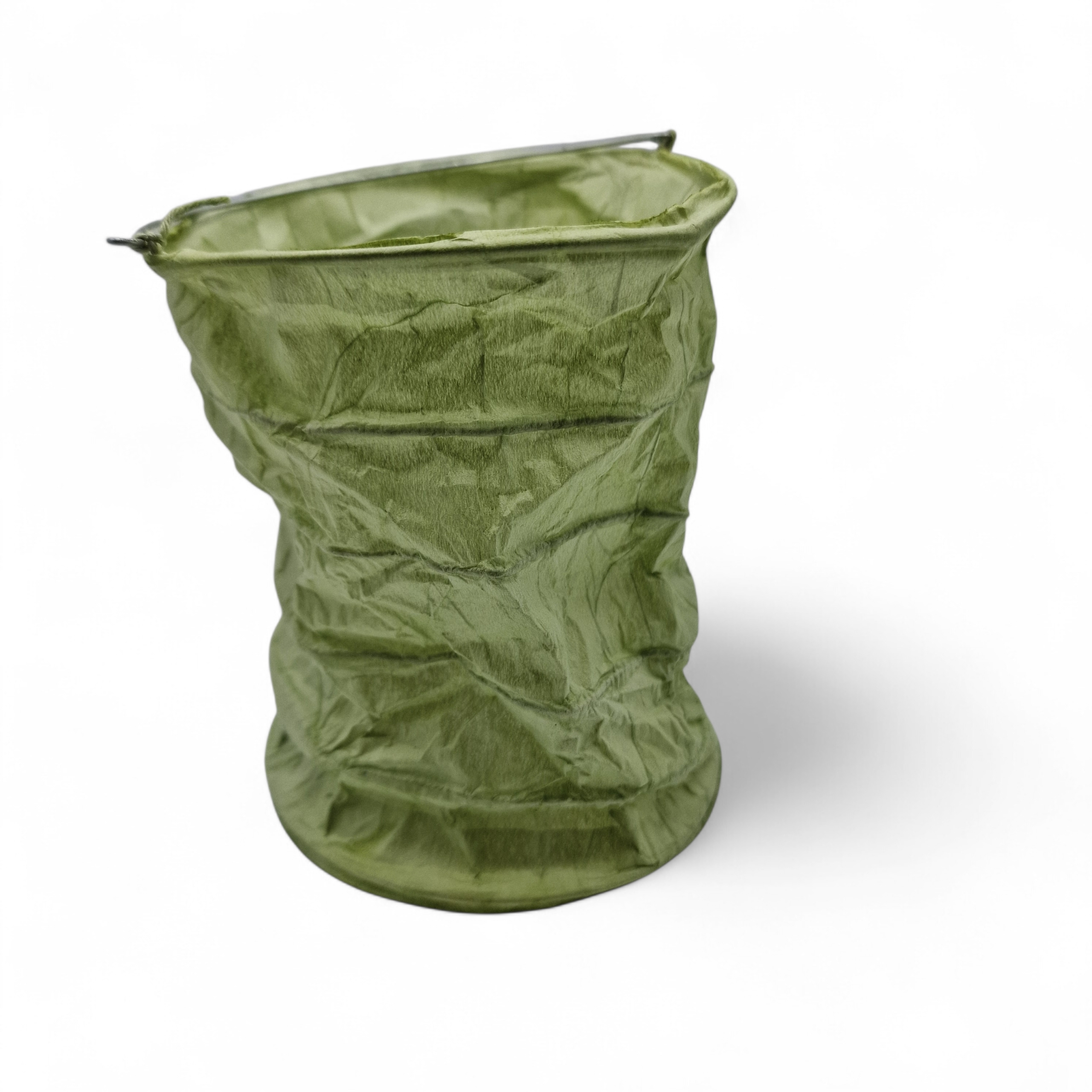 Papierlampion Papierlaterne h: 12 cm  salbeigrün  (M)