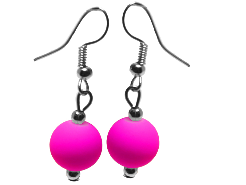 Ohrhänger Neon (pink)