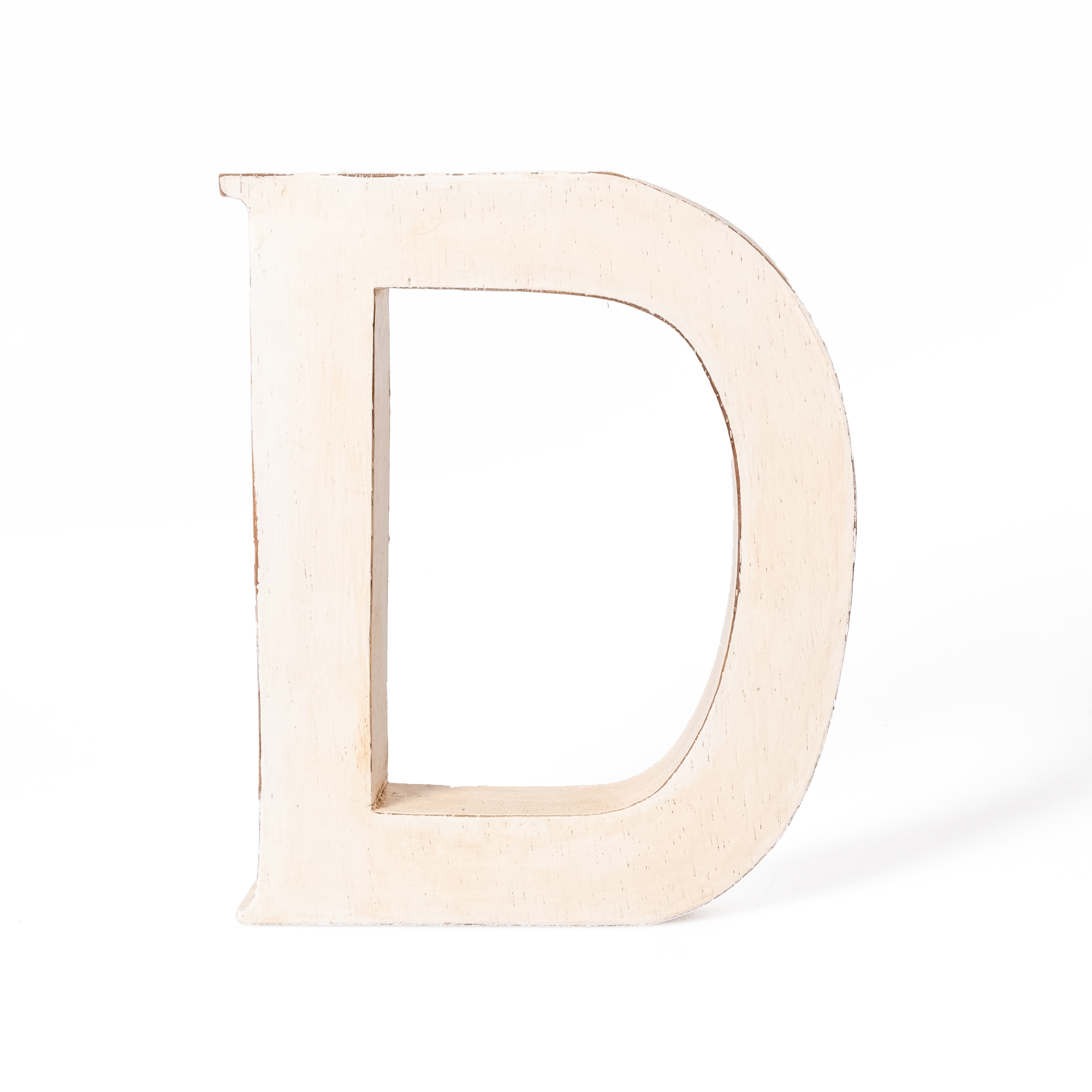 Holzbuchstabe Vintage "D" 20cm Dekobuchstabe