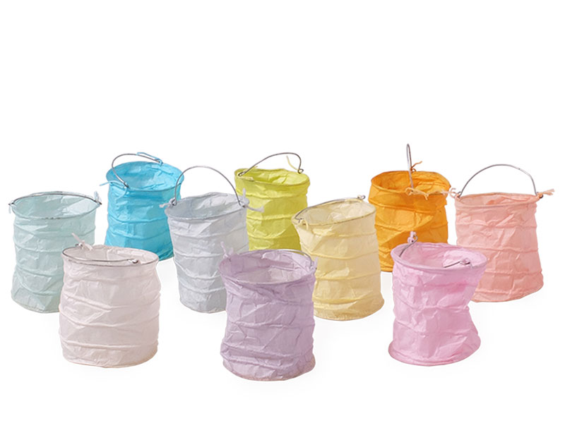 Papierlampions Papierlaternen Lichtertüten S/10 Rainbow-pastell NEUE FARBEN (S)