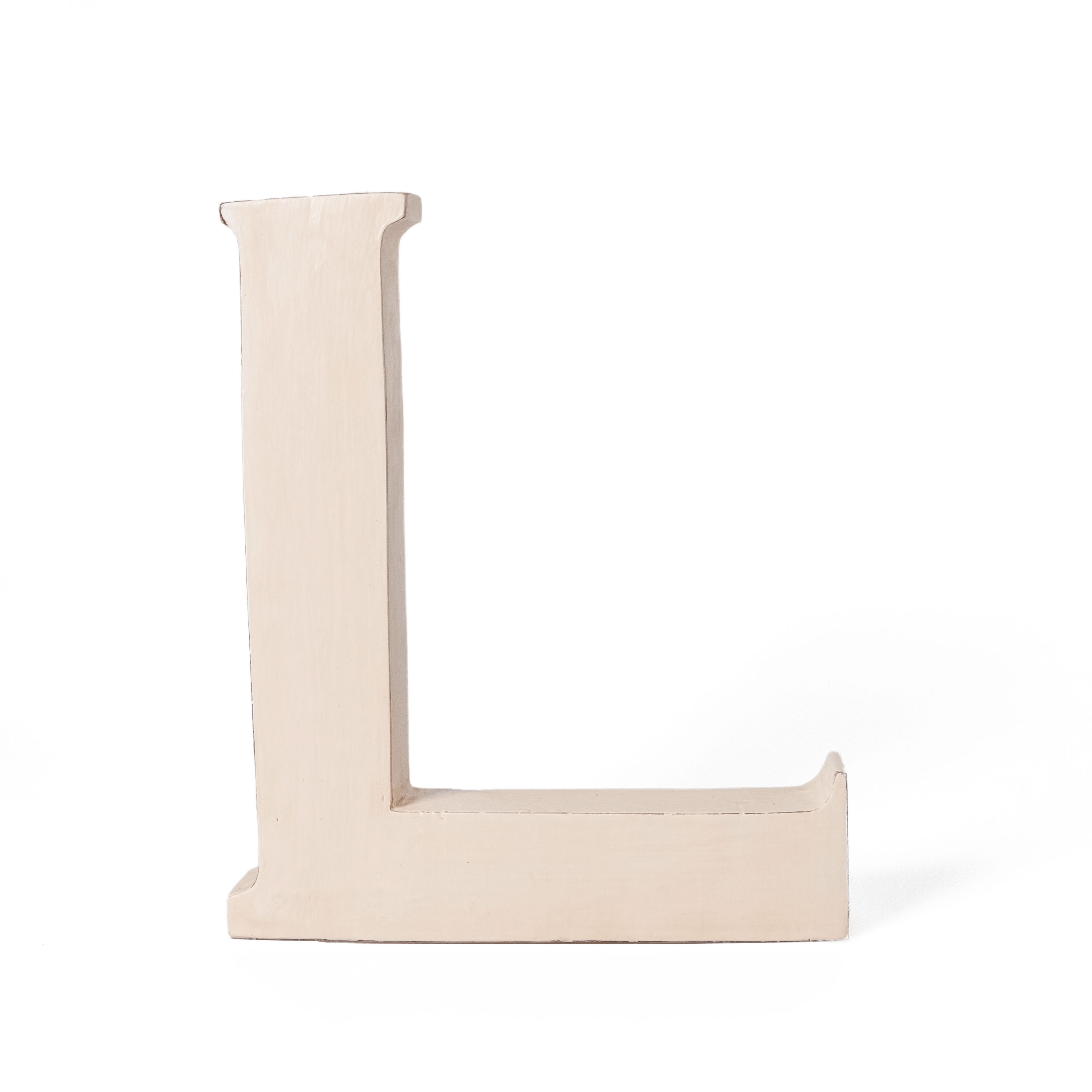 Holzbuchstabe Vintage "L" 20cm