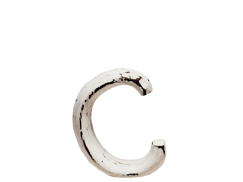 Holzbuchstabe Dekobuchstabe "C" 8cm