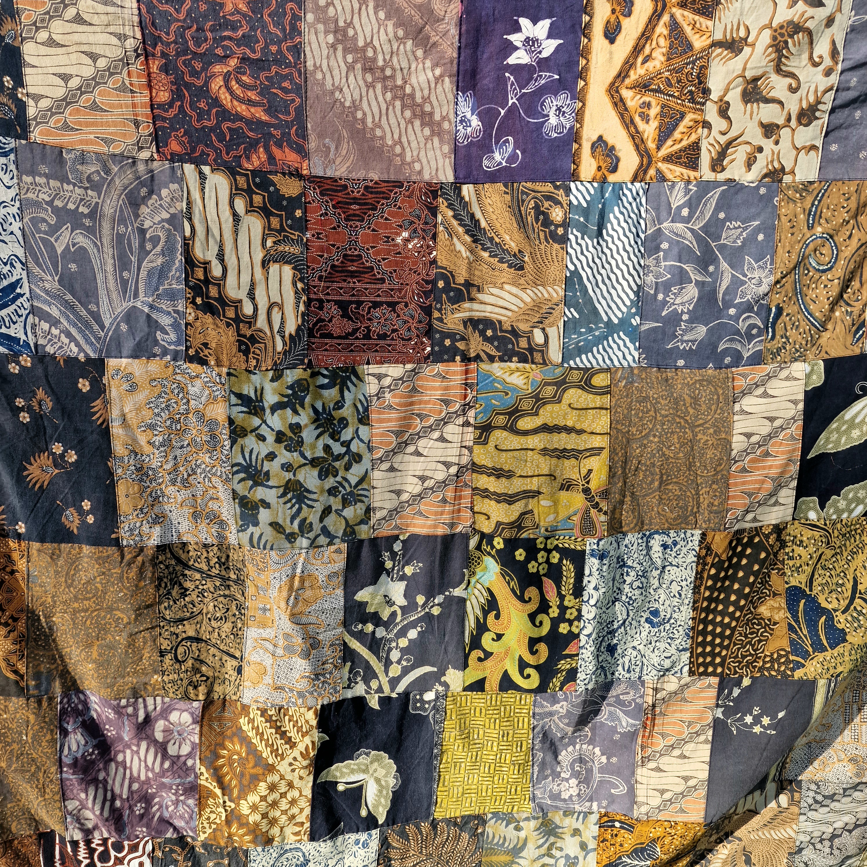 Detail Patchworkdecke 