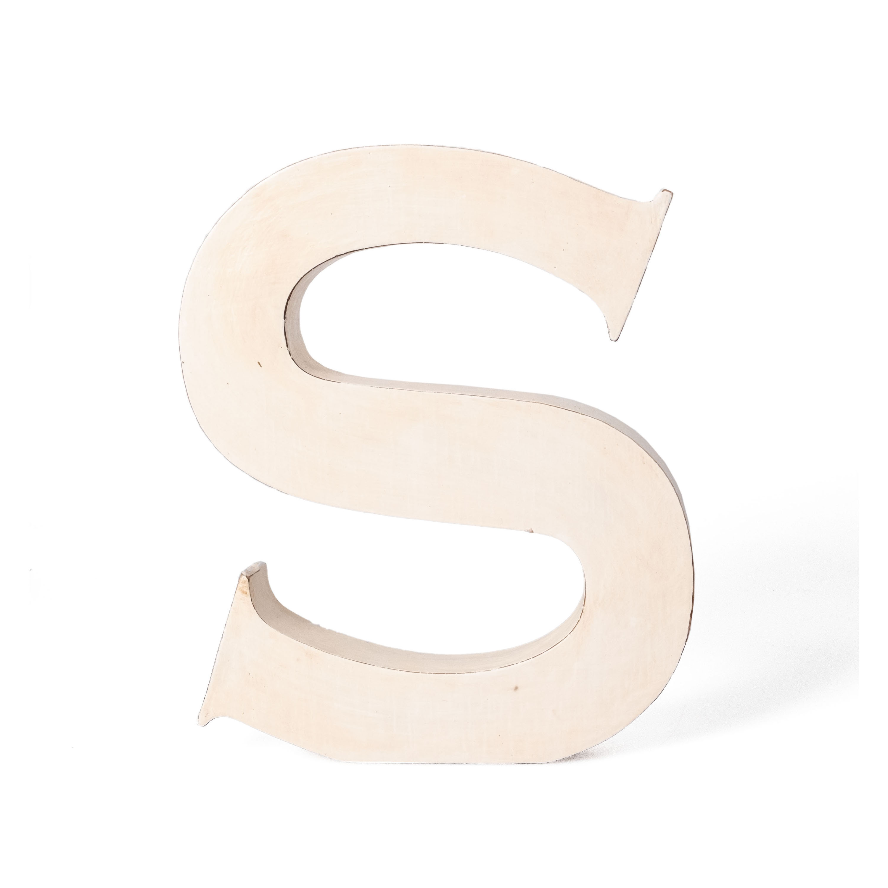 Holzbuchstabe Vintage "S" 20cm