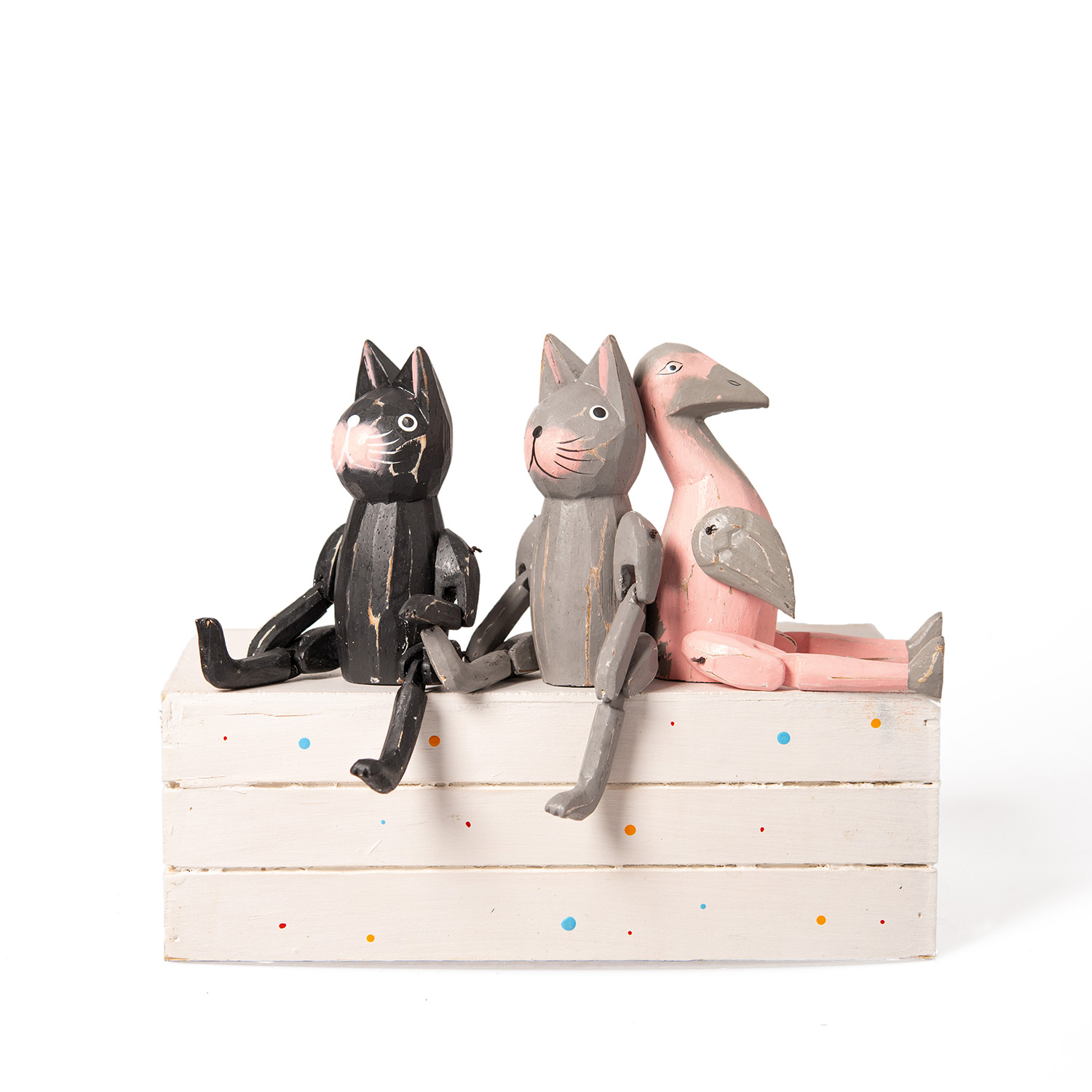 Katze_Schwarz_Grau_Flamingo_klein2 Detailansicht