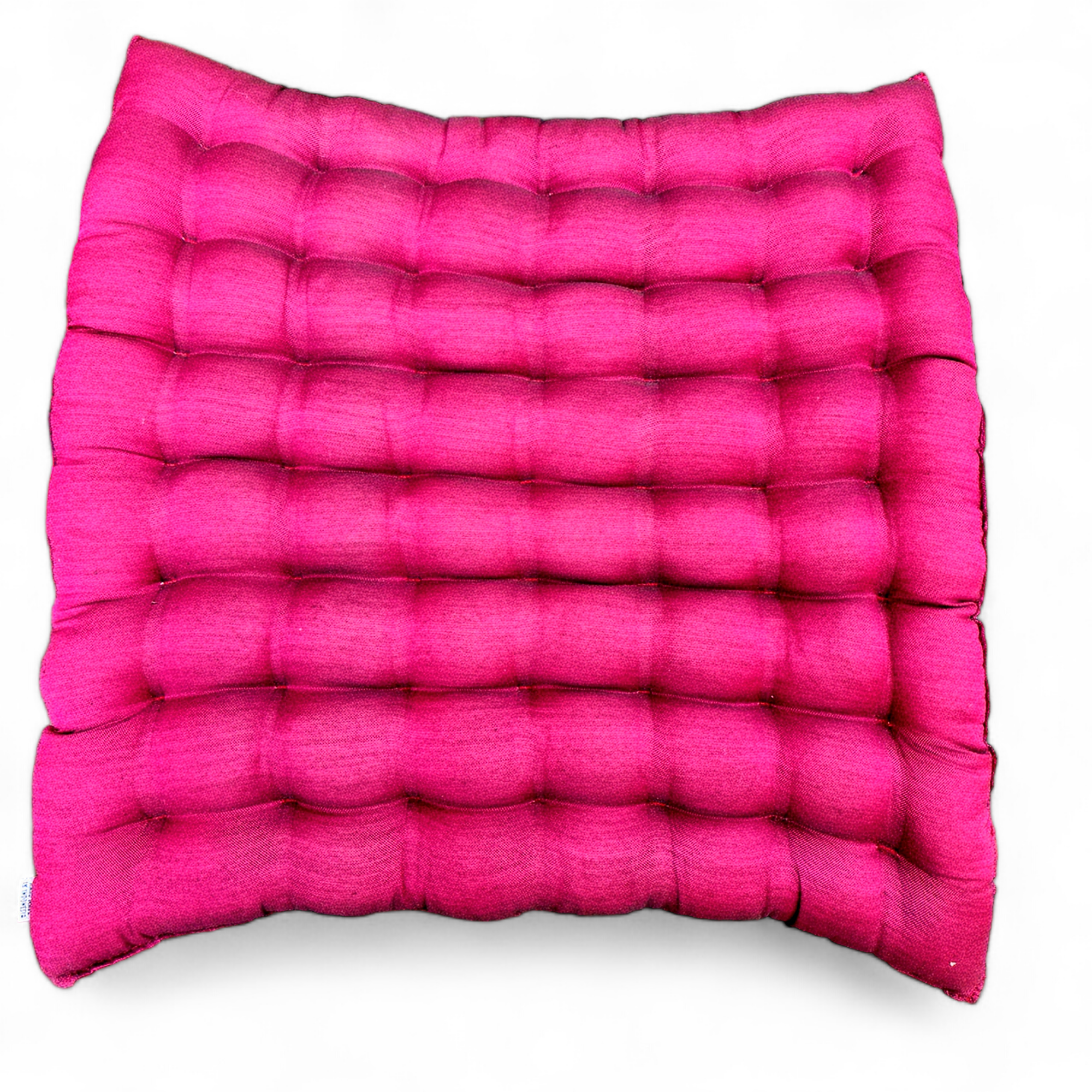 Sitzkissen flach pink-bordeaux 40x40