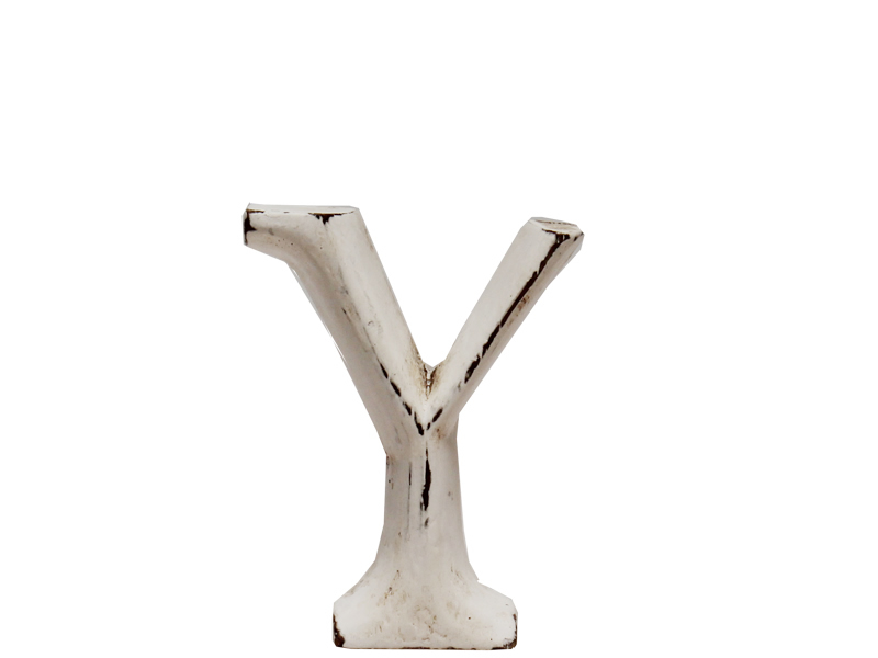 Holzbuchstabe Dekobuchstabe "Y" 8cm