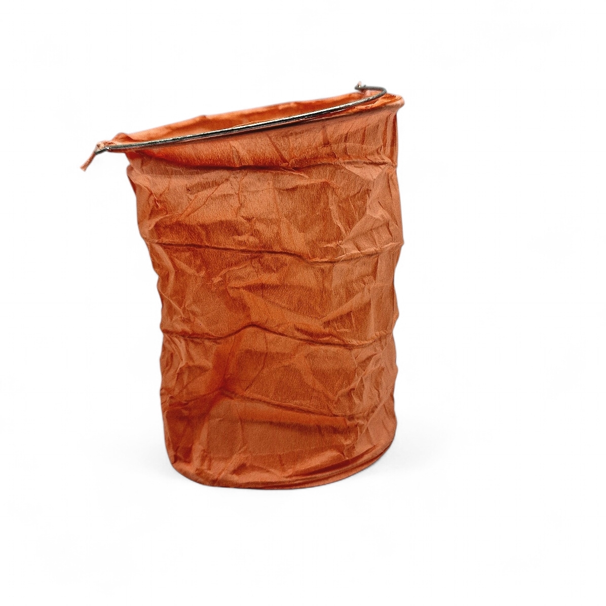 Papierlampion Papierlaterne Windlicht hellbraun/zimt (M) H: 12 cm