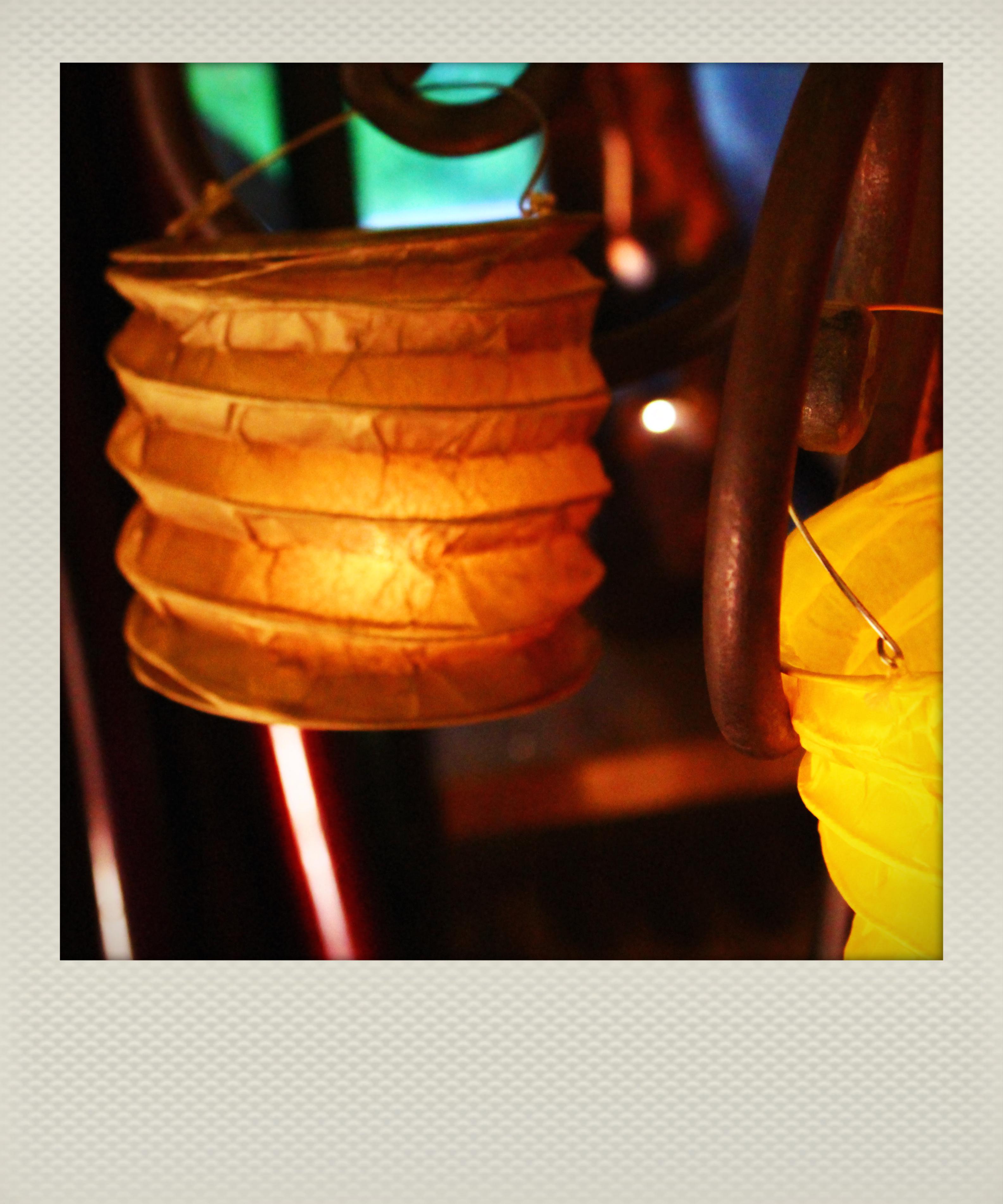 Lampion_khaki Detailansicht