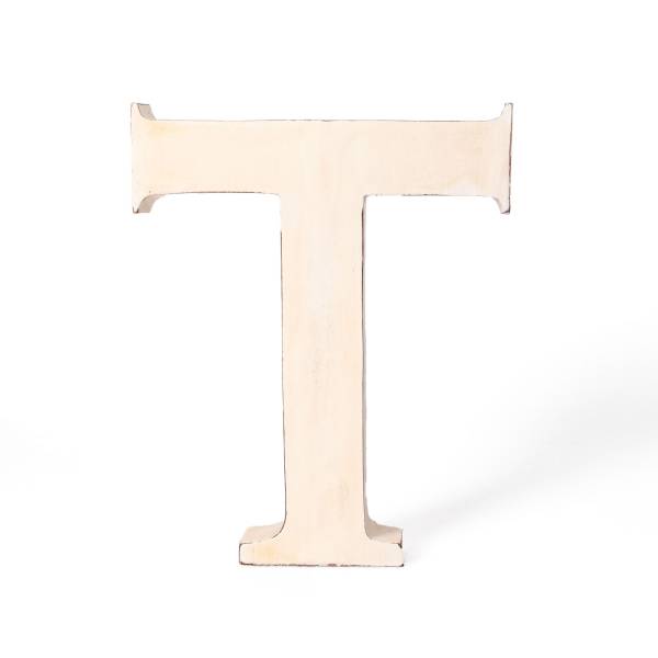 Holzbuchstabe Vintage &quot;T&quot; 20cm