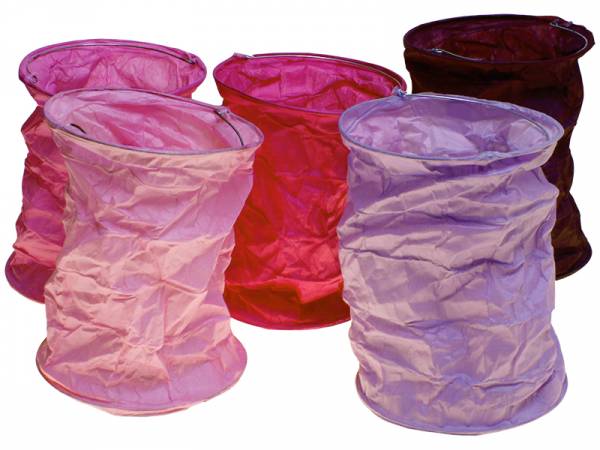 Papierlampions Zylinderform S/5 pink/lila/rosa (L) 16,5 cm