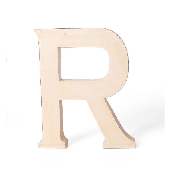 Holzbuchstabe Vintage &quot;R&quot; 20cm