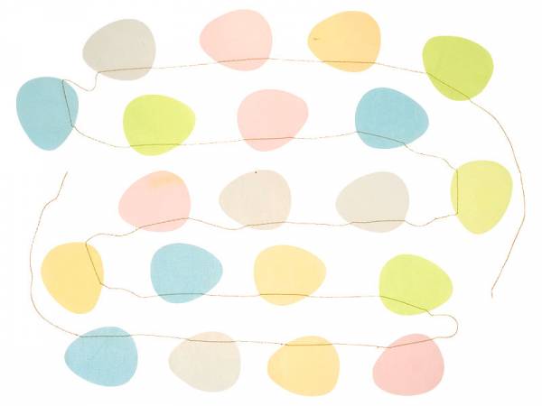 Papiergirlande EGG pastell