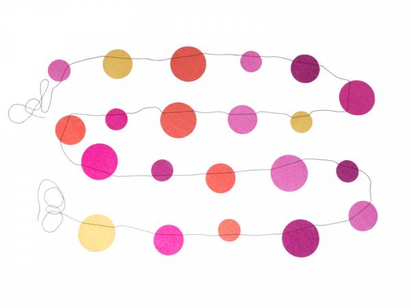 Papiergirlande DOTS summer